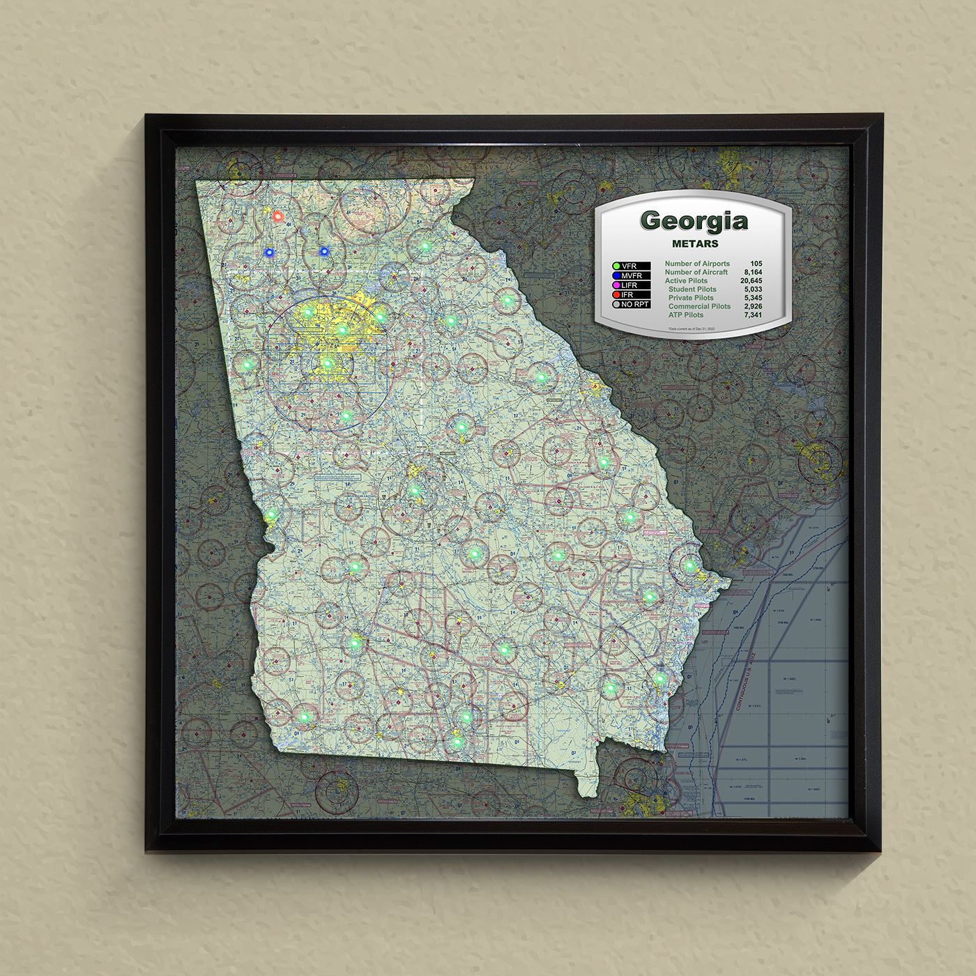 State METAR Map - Georgia