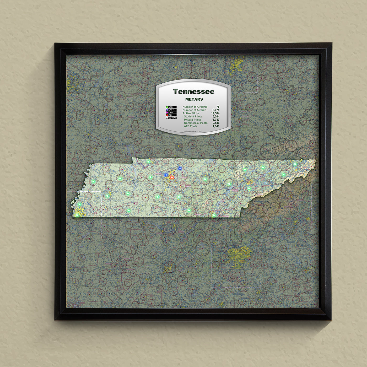 State METAR Map - Tennessee