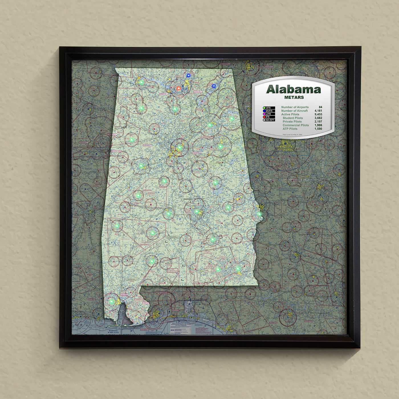 State METAR Map - Alabama