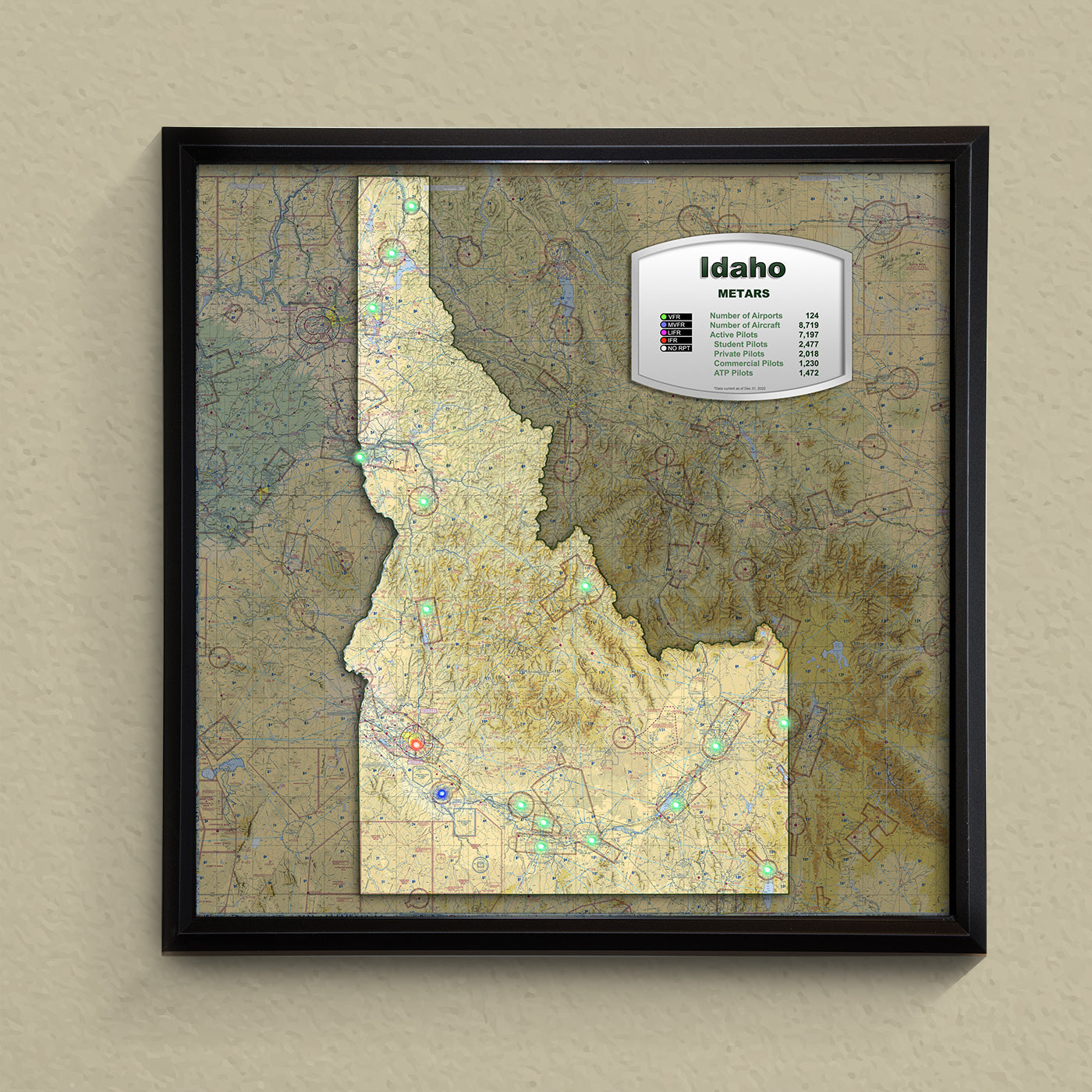 State METAR Map - Idaho