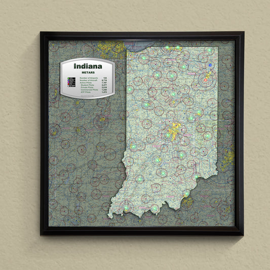 State METAR Map - Indiana