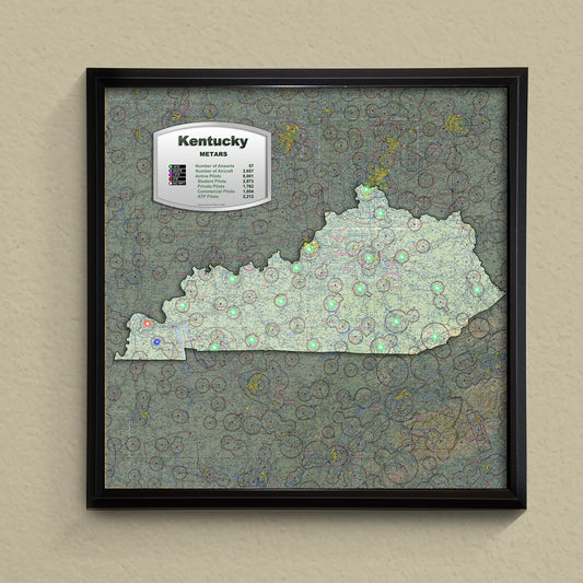 State METAR Map - Kentucky