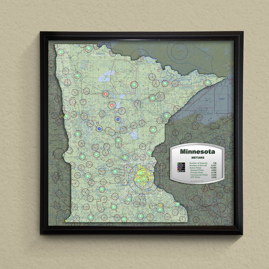 State METAR Map - Minnesota