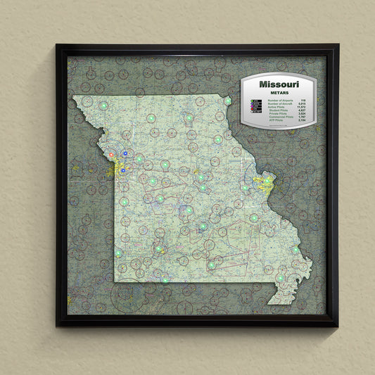 State METAR Map - Missouri