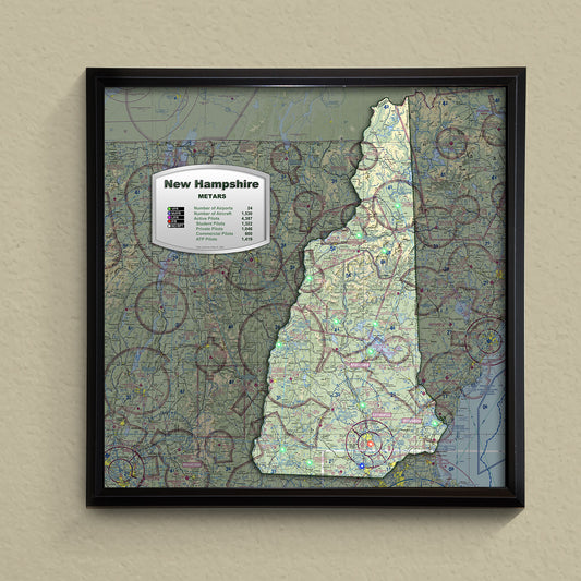 State METAR Map - New Hampshire