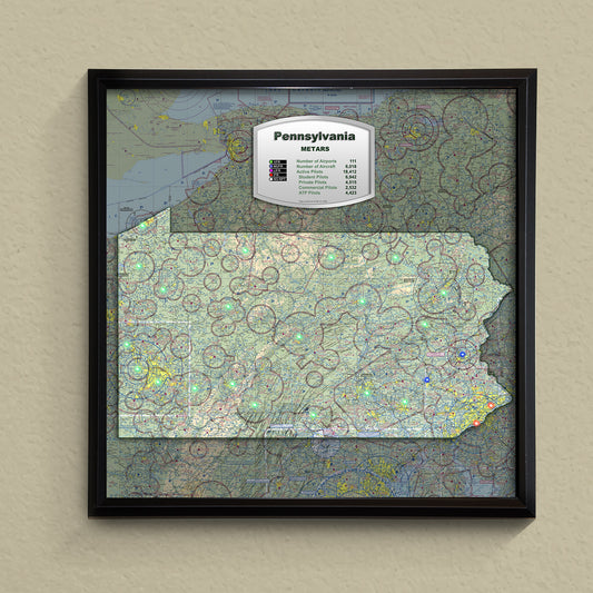 State METAR Map - Pennsylvania
