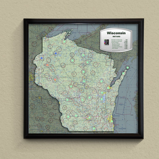 State METAR Map - Wisconsin